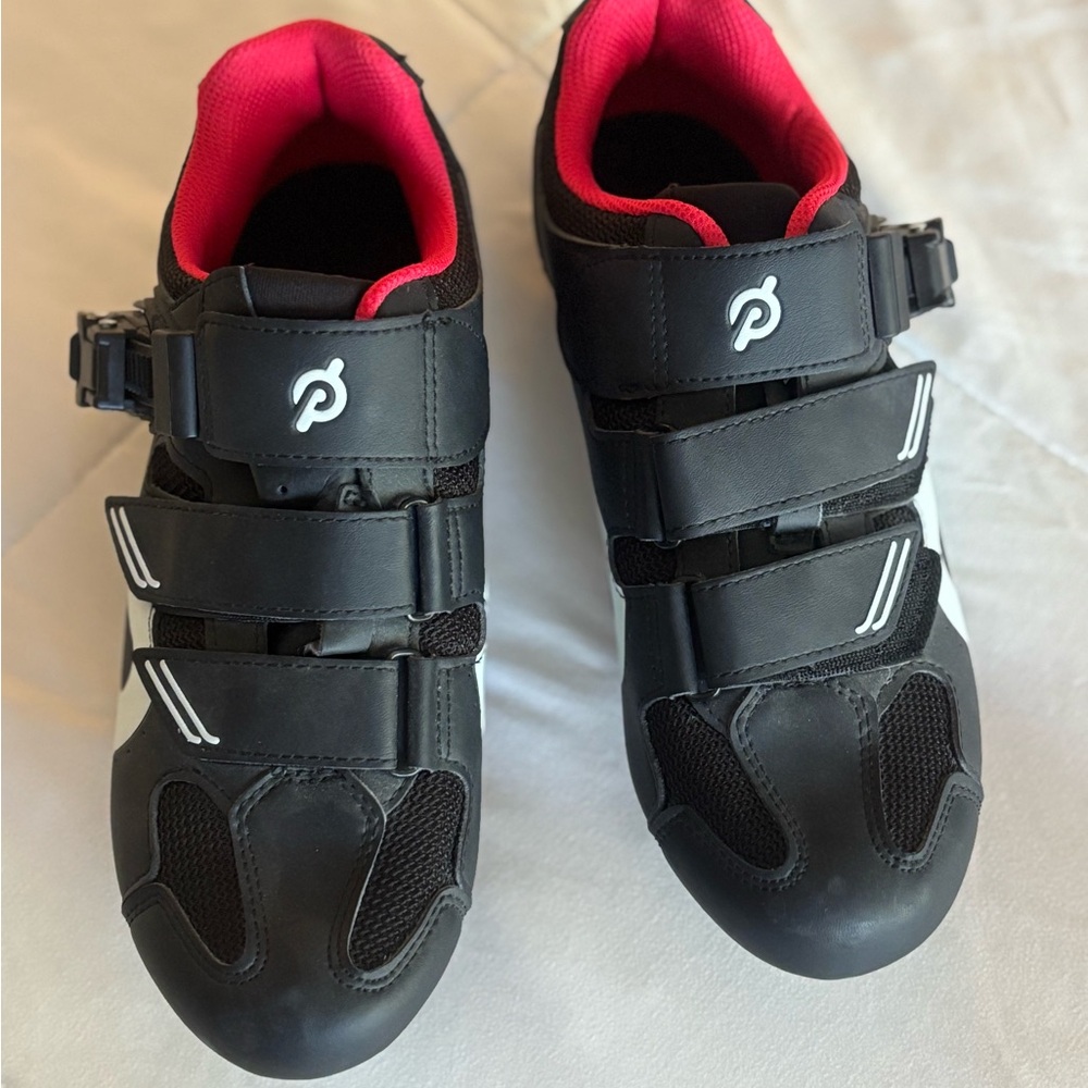 Peloton Black and red Cycling Shoes